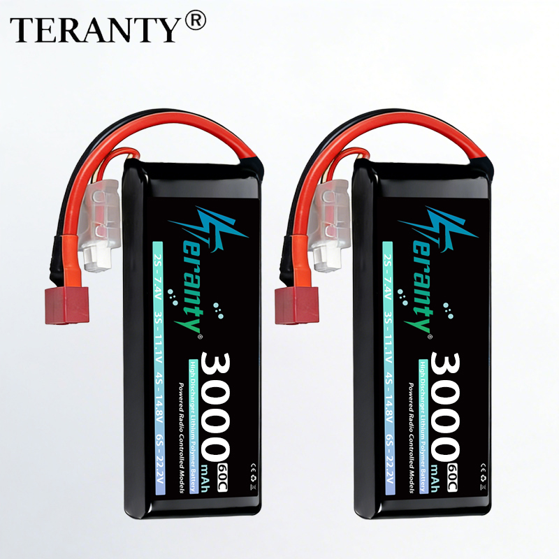 Drone Battery 3S - TERANTY 2S 3000mAh Lipo-Akku 7,4V 60C